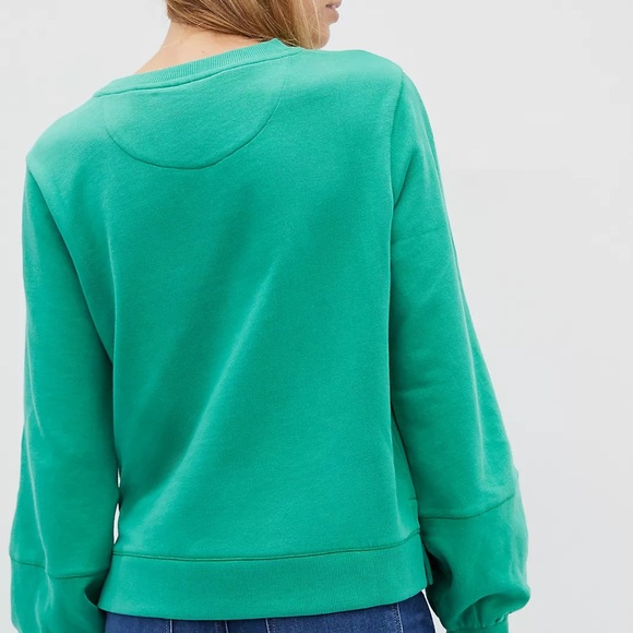 Anthropologie Green Graphic Sweatshirt - Picture 3 of 8